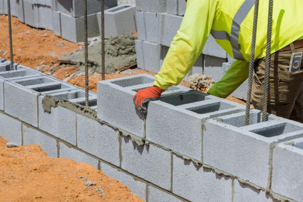 Concrete Blocks Installation in Post Falls