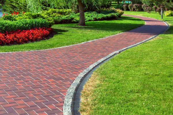 Brick Walkway Installation in Post Falls