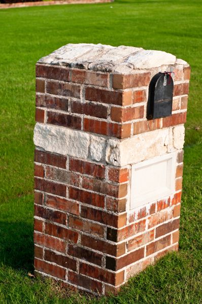 Brick Mailbox Installation in Post Falls