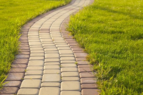 Sidewalk Brick Repair in Post Falls